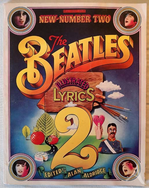 THE BEATLES - Buch "Illustrated Lyrics 2" - USA 1980