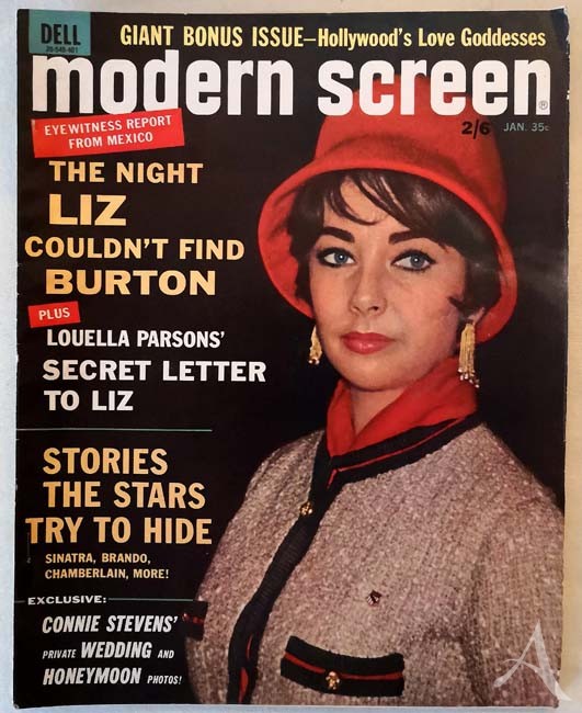 ELIZABETH TAYLOR - Coverstory der "modern screen" - England 1964