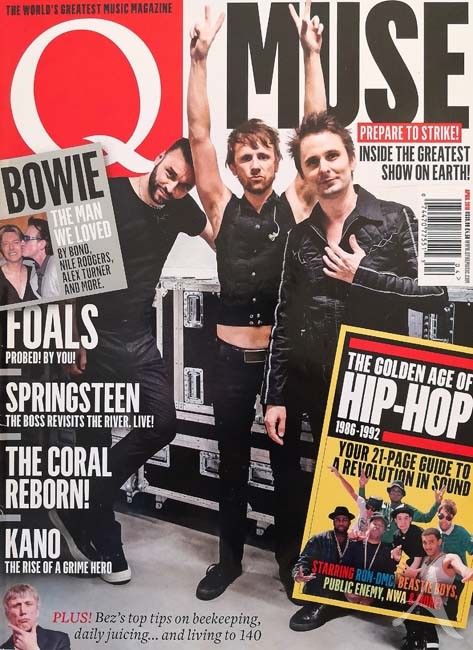 MUSE - Coverstory des "Q"- Magazine - England 2016 MUSE - Coverstory des "Q"- Magazine - England 2016