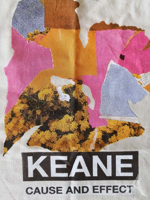 KEANE - Bag - ca. 40 x 40cm - OFFICIAL "Cause & Effect" - Tour