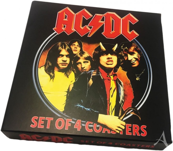 AC/DC - Untersetzer-Set - 4-teilig - Neuware! AC/DC - Untersetzer-Set - 4-teilig - Neuware!
