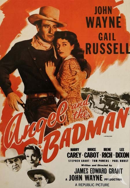 JOHN WAYNE - Postkarte "Angel And The Badman" - ungelaufen JOHN WAYNE - Postkarte "Angel And The Badman" - ungelaufen