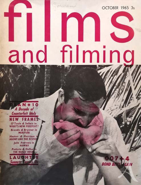 SEAN CONNERY - Titel der "Film and Filming" - England, 1965 - JAMES BOND SEAN CONNERY - Titel der "Film and Filming" - England, 1965 - JAMES BOND