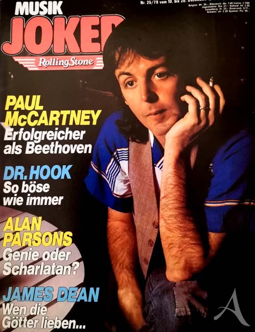 PAUL McCARTNEY - Coverstory der "Musik JOKER" von 1979- Vintage! PAUL McCARTNEY - Coverstory der "Musik JOKER" von 1979- Vintage!