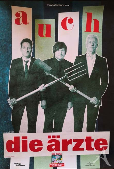 DIE ÄRZTE - Promo - Poster zum Release von "auch" - 2012 DIE ÄRZTE - Promo - Poster zum Release von "auch" - 2012
