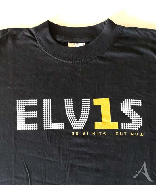 ELVIS PRESLEY - Promo-Shirt zum Album Release "ELV1S - 30 #1 Hits" - 2002 ELVIS PRESLEY - Promo-Shirt zum Album Release "ELV1S - 30 #1 Hits" - 2002