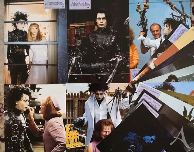 JOHNNY DEPP - Kompletter Satz - Aushangbilder "EDWARD mit den SCHERENHÄNDEN" - WINONA RYDER JOHNNY DEPP - Kompletter Satz - Aushangbilder "EDWARD mit den SCHERENHÄNDEN" - WINONA RYDER