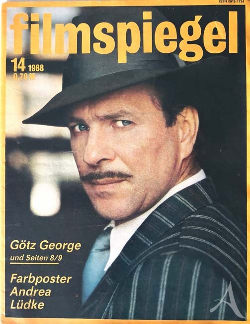 Magazin - GÖTZ GEORGE auf dem Cover des "FILMSPIEGEL" von 1988 Magazin - GÖTZ GEORGE auf dem Cover des "FILMSPIEGEL" von 1988