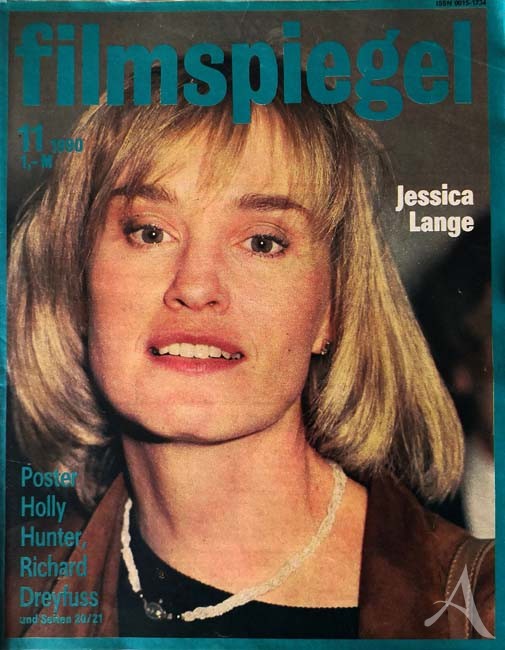 Magazin - JESSICA LANGE auf dem Cover des "FILMSPIEGEL" - 1990 Magazin - JESSICA LANGE auf dem Cover des "FILMSPIEGEL" - 1990