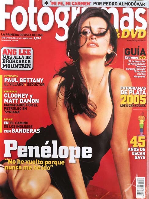 PENELOPE CRUZ - Spanisches Magazin "Fotogramas" von 2006 PENELOPE CRUZ - Spanisches Magazin "Fotogramas" von 2006