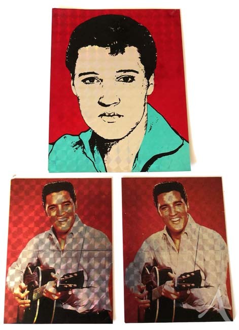 ELVIS PRESLEY - 3 Sticker - unbenutzt - etwa 70er Jahre ELVIS PRESLEY - 3 Sticker - unbenutzt - etwa 70er Jahre