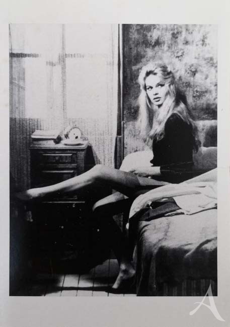 BRIGITTE BARDOT - ungelaufene Postkarte um 1990 BRIGITTE BARDOT - ungelaufene Postkarte um 1990