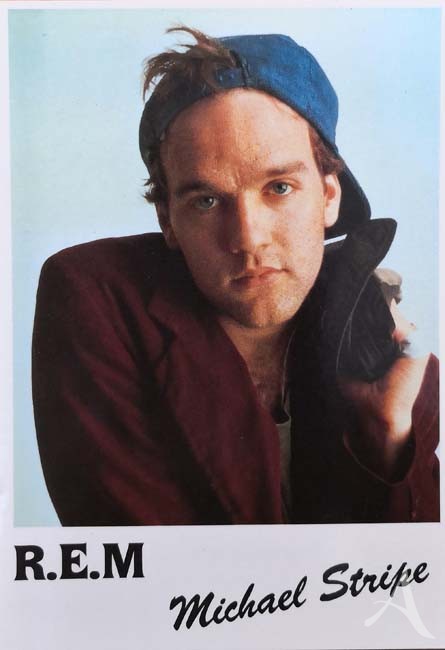 MICHAEL STIPE / R.E.M. - unbenutzte Postkarte - Italien um 1990
