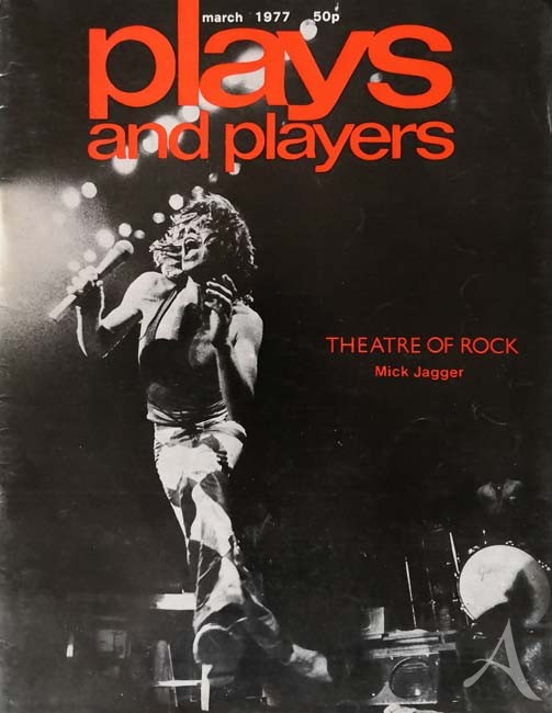 MICK JAGGER - Coverstory der "plays and players" - Englisches Magazin von 1977