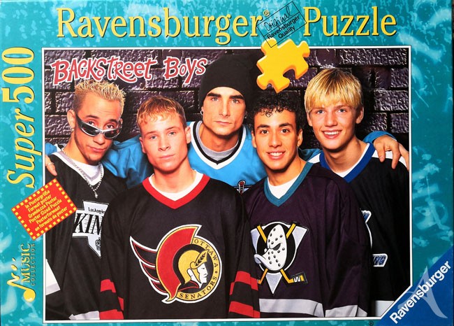 Puzzle - BACKSTREET BOYS - 500 Teile - 50 x 70cm - TOP von 1997 Puzzle - BACKSTREET BOYS - 500 Teile - 50 x 70cm - TOP von 1997