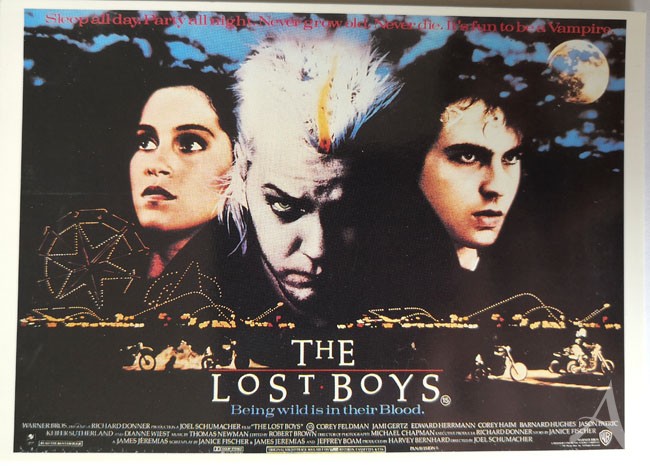 Postkarte - "The Lost Boys" - KIEFER SUTHERLAND - ungelaufen Postkarte - "The Lost Boys" - KIEFER SUTHERLAND - ungelaufen