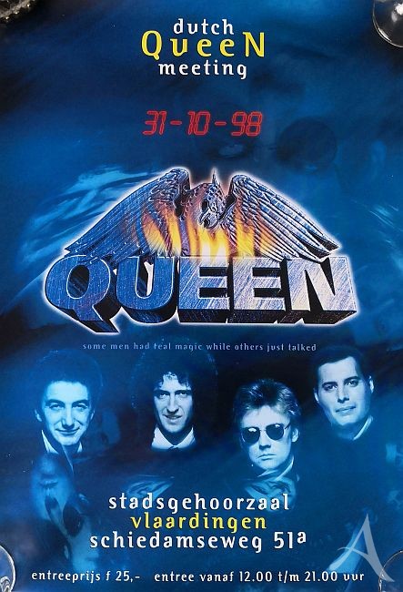 QUEEN - Plakat für ein FAN-Treffen - Holland 1998