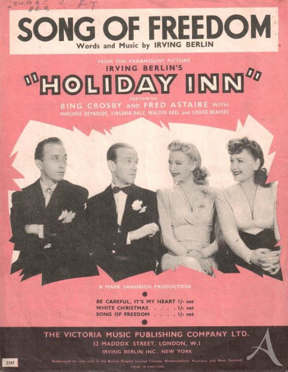 NOTEN - FILMMUSIK - FRED ASTAIRE - England 1942 NOTEN - FILMMUSIK - FRED ASTAIRE - England 1942