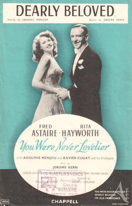 NOTEN - FILMMUSIK - RITA HAYWORTH - England 1942 NOTEN - FILMMUSIK - RITA HAYWORTH - England 1942