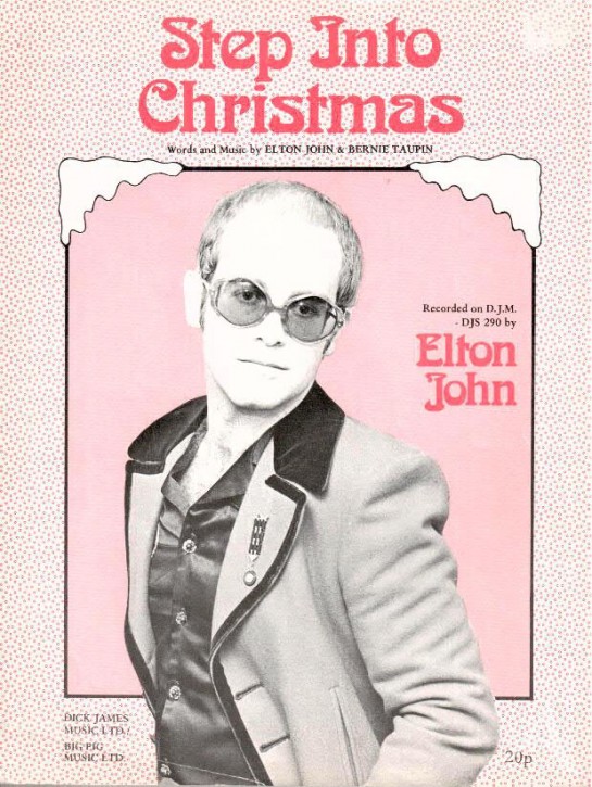 NOTEN - ELTON JOHN - "Step Into Christmas" - England 1973 NOTEN - ELTON JOHN - "Step Into Christmas" - England 1973