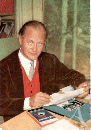 Postkarte - CURD JÜRGENS - 50er/ 60er Jahre Postkarte - CURD JÜRGENS - 50er/ 60er Jahre