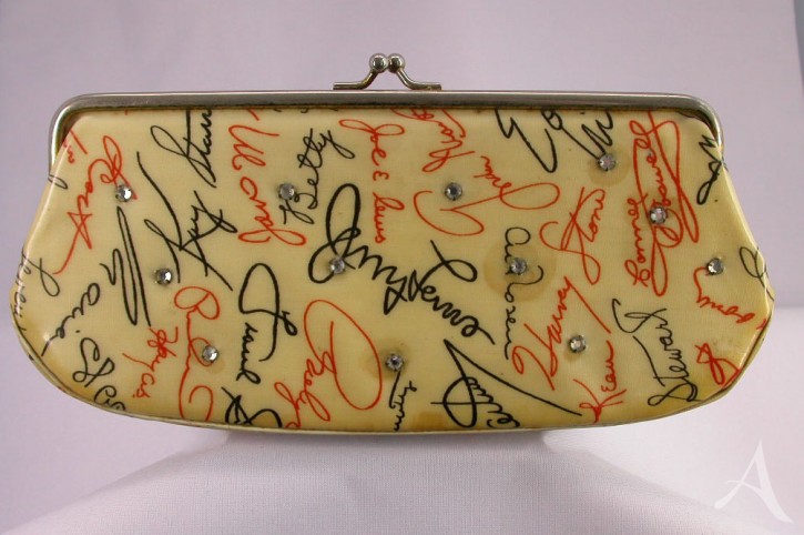 Clutch - mit Unterschriften von HOLLYWOOD- Stars der 50er Jahre - USA Clutch - mit Unterschriften von HOLLYWOOD- Stars der 50er Jahre - USA
