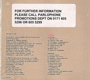 PROMO - CD- Single - PET SHOP BOYS - I don´t know what you want...- Europa 1999