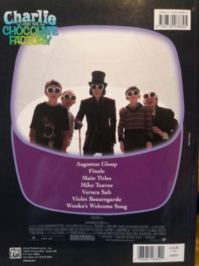 JOHNNY DEPP - Charlie and the Chocolate Factory - Buch und Noten zum Film, USA 2005