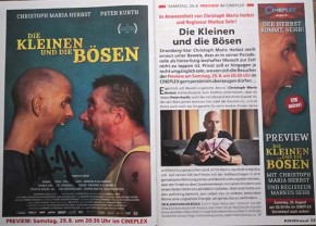 Kinoprogrammheft - HANDSIGNIERT von CHRISTOPH MARIA HERBST
