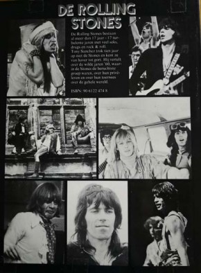 De ROLLING STONES - Niederländisches Buch von Tony Sanchez von 1979