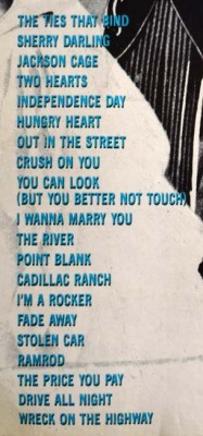 BRUCE SPRINGSTEEN - seltenes Notenbuch "The River" - England 1981