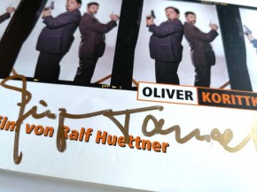 JÜRGEN TARRACH - seltenes HANDSIGNIERTES Presseheft "Die Musterknaben"