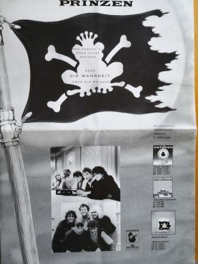 TOP-RARITÄT ! Pressefolder - DIE PRINZEN - ...mit RIESENPOSTER - Handsigniert !!