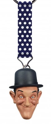 (Schlüssel-) Anhänger - STAN LAUREL - "Dick & Doof" - Plastisch ausgeformt - Neuware !