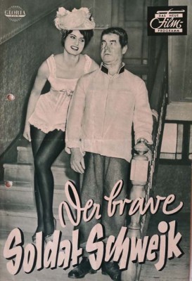 HEINZ RÜHMANN - Set aus zwei Filmprogrammen zu "Der brave Soldat Schwejk" - Vintage!
