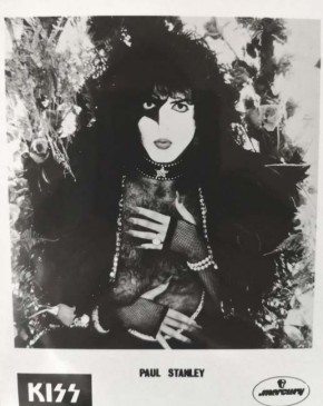 SET aus 4 Promo-Fotos - KISS - schwarz/weiß - Frühe 1980er
