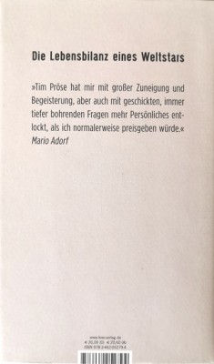 Buch, MARIO ADORF - "Zugabe!" - Erstausgabe im Hardcover