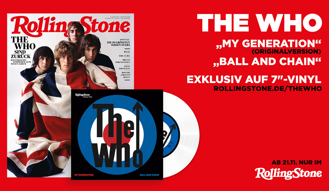 Rolling Stone - The Who: My Generation / Ball and Chain exklusiv auf 7-Zoll-Vinyl